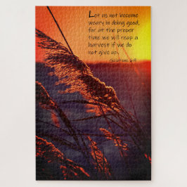 Galaten 6:9 großes Puzzle