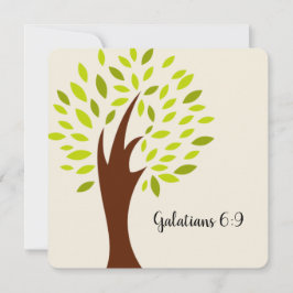 Galaten 6:9-Scripterkarte Mitteilungskarte