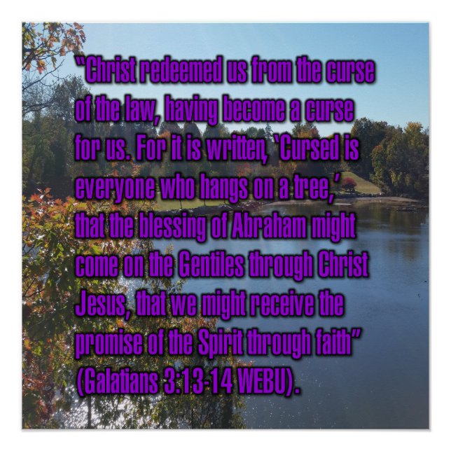 Galater 3:13-14 WEBU Poster (Vorderseite)