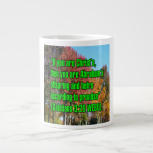 Galater 3:29 WEBU Mug Jumbo-Tasse