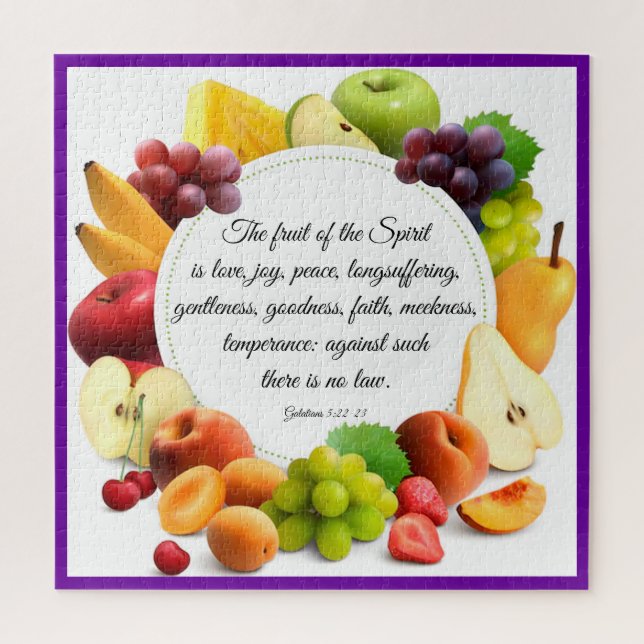 Galater 5:22-23 Poster Puzzle (Vertikal)