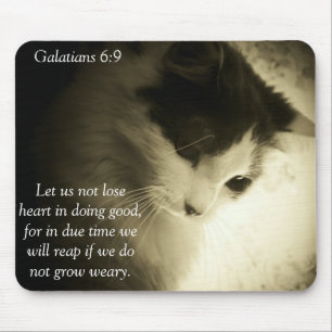 Galater 6:9 Lasst uns nicht müde werden, Gutes zu Mousepad