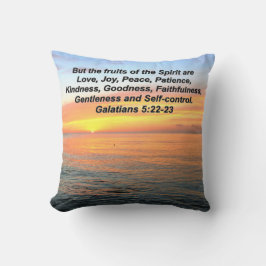 GALATIANERFRÜCHTE DER SPIRITUELLEN BIBELLVERSE KISSEN