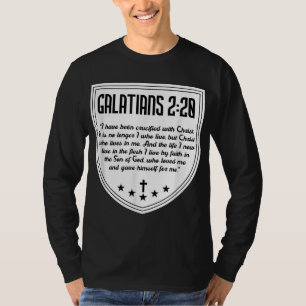 Galatians 220 Saint Paul Bible Verse Jesus Christu T-Shirt