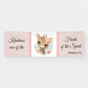 Galatians 5:22 Banner für Kindness Whimsical Ani