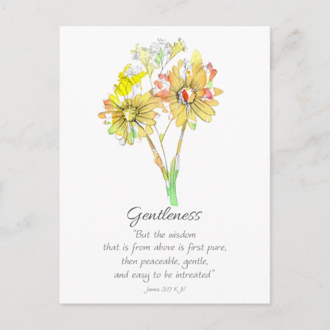 Galatians Fruit of the Spirit Scripture Prayer  Postkarte (Vorderseite)