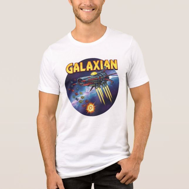 Galaxian T-Shirt Tri-Blend Shirt (Vorderseite)