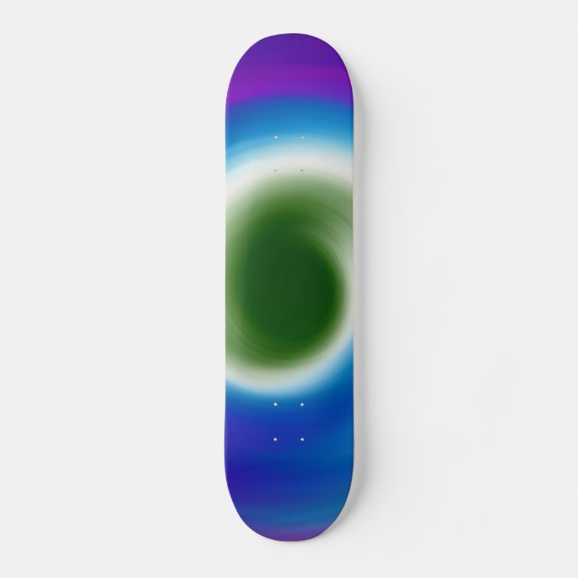 Galaxie Abstrakt Art 4 Skateboard (Vorderseite)