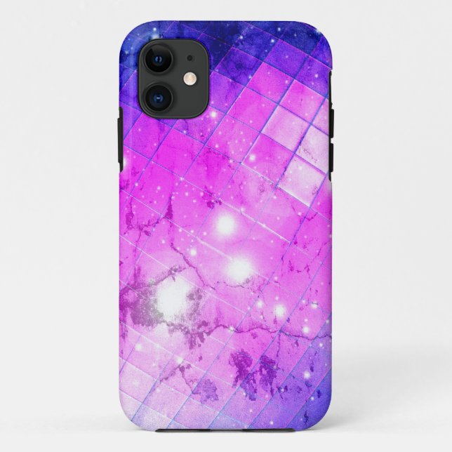 Galaxie abstraktes Mosaiklicht Case-Mate iPhone Hülle (Rückseite)