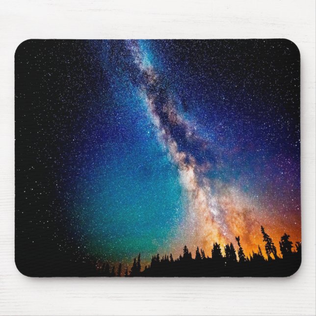 Galaxie-Ansicht-Mausunterlage Mousepad (Vorne)