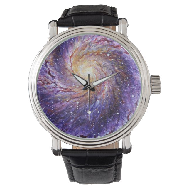 Galaxie Armbanduhr (Vorderseite)