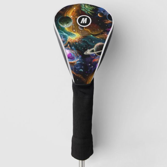Galaxie Astronomie Golf Headcover (Vorderseite)