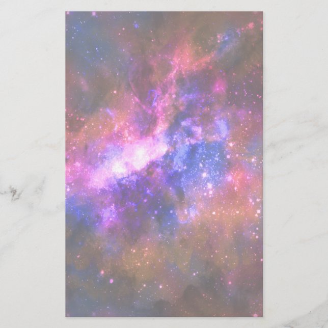 Galaxie Briefpapier (Vorderseite)