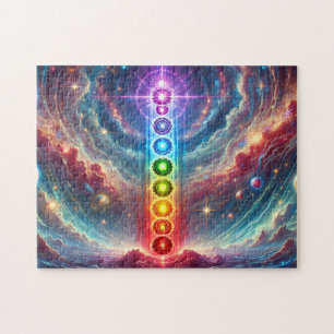 Galaxie-Chakra-Spiritual-Meditationsgeschenk Puzzle
