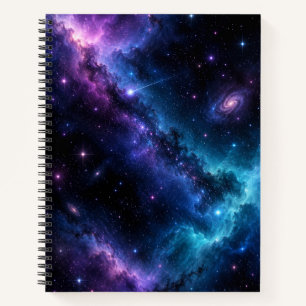 Galaxie-Design-Notizbuch Kosmischer Weltraum Journ Notizbuch