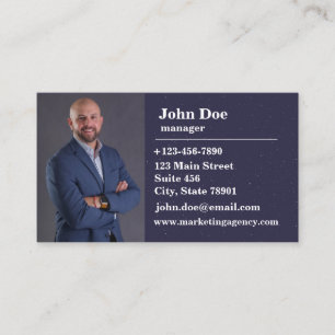 Galaxie Design Verkäufer Visitenkarten Visitenkarte