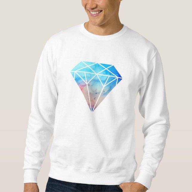 Galaxie-Diamant Sweatshirt (Vorderseite)