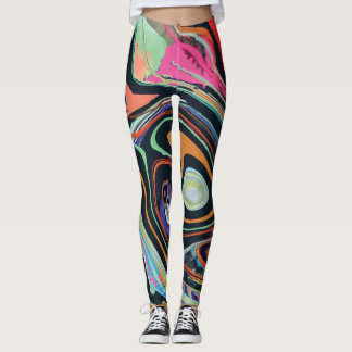 Galaxie-Drehungs-Leggings Leggings