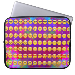 Galaxie Emojis Laptopschutzhülle