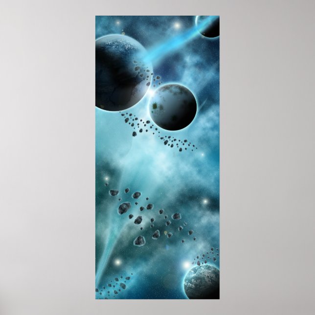 Galaxie-Explosion Poster (Vorne)