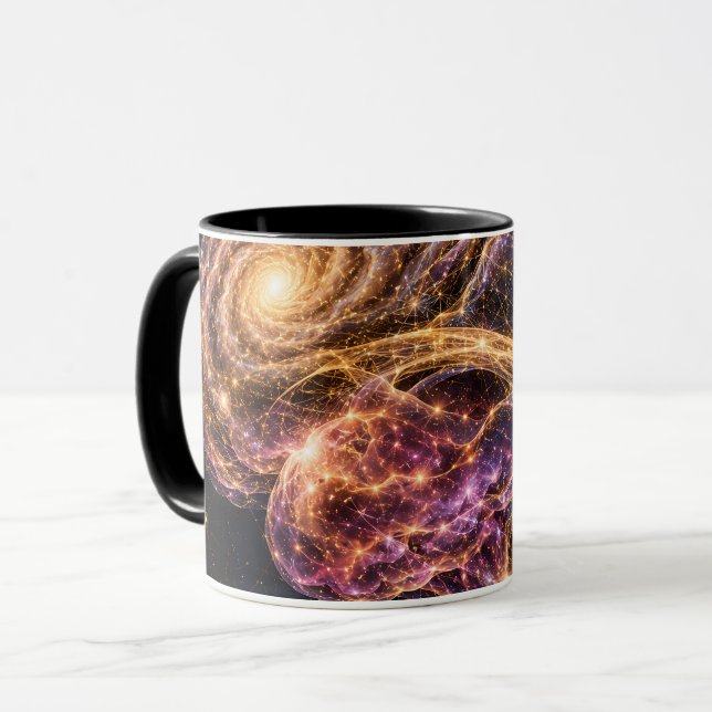 Galaxie-Gehirn-Anatomie  Tasse (Vorderseite Links)