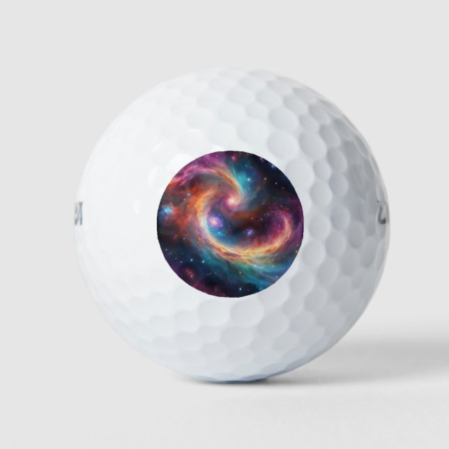 Galaxie-Golf Golfball (Vorderseite)