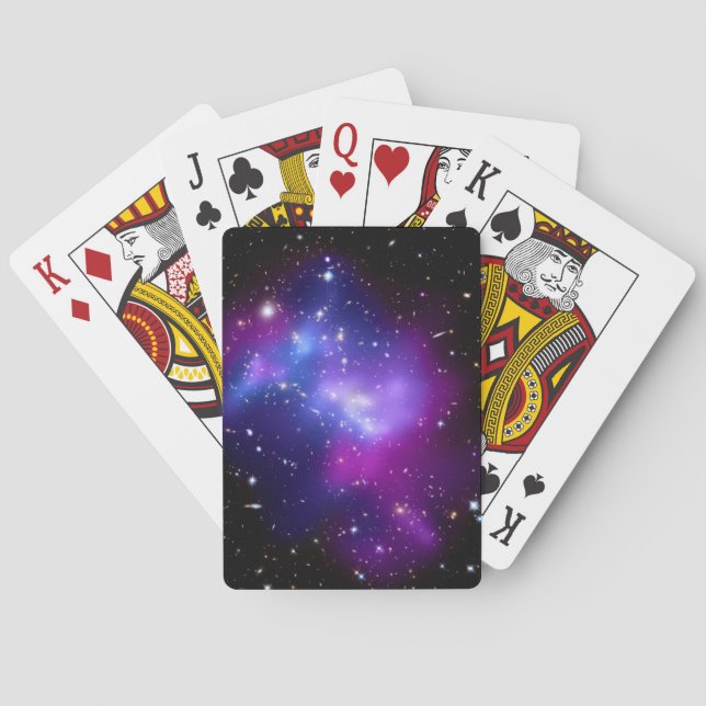 Galaxie-Gruppe MAC J0717 (Hubble Teleskop) Spielkarten (Rückseite)