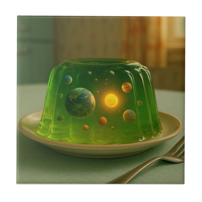 Galaxie in MCM Jell-O Mold Fliese (Vorderseite)
