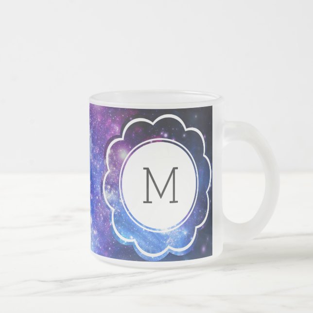 Galaxie-Initial Mattglastasse (Rechts)