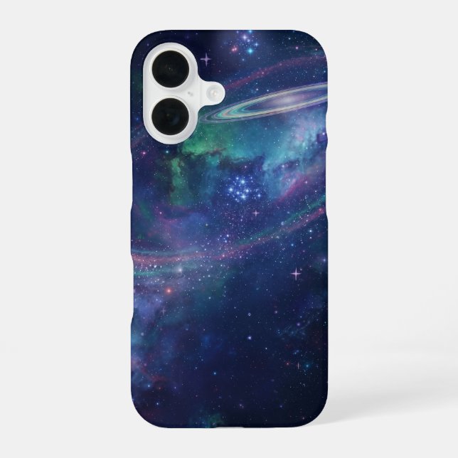 Galaxie iPhone 16 Hülle (Rückseite)
