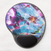Galaxie-Kampf-Gel Mousepad 2