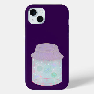 Galaxie-Katze in einem Glas | Kawaii Weltraum-Katz Case-Mate iPhone Hülle