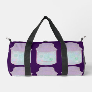 Galaxie-Katze in einem Glas Kawaii Weltraum-Katz Duffle Bag