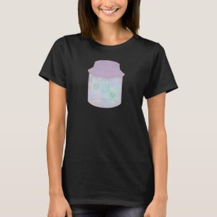 Galaxie-Katze in einem Glas   Kawaii Weltraum-Katz T-Shirt