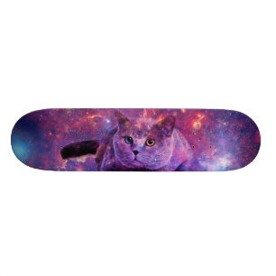 Galaxie-Katzen-Skate-Plattform Skateboard