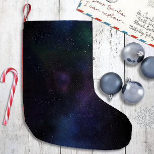 Galaxie Kosmischer Nebel Kleiner Weihnachtsstrumpf