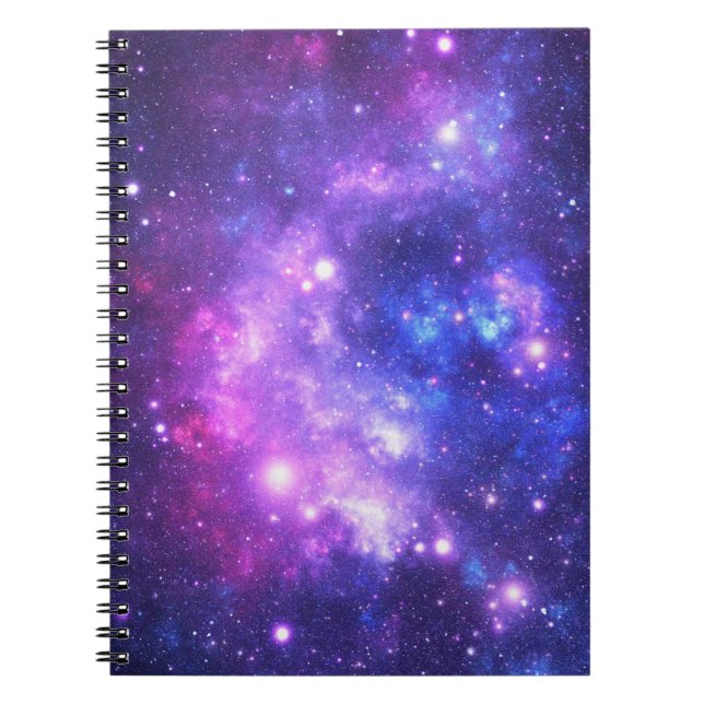 Galaxie Kosmos Muster Scrapbooking Notizblock (Vorderseite)