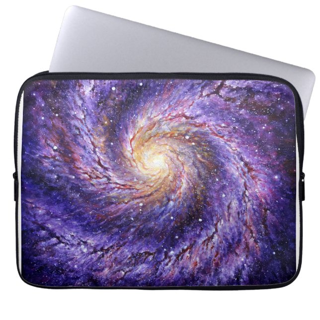 Galaxie Laptopschutzhülle (Vorderseite)