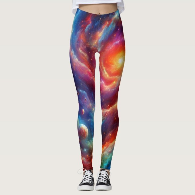 Galaxie Leggings (Vorderseite)
