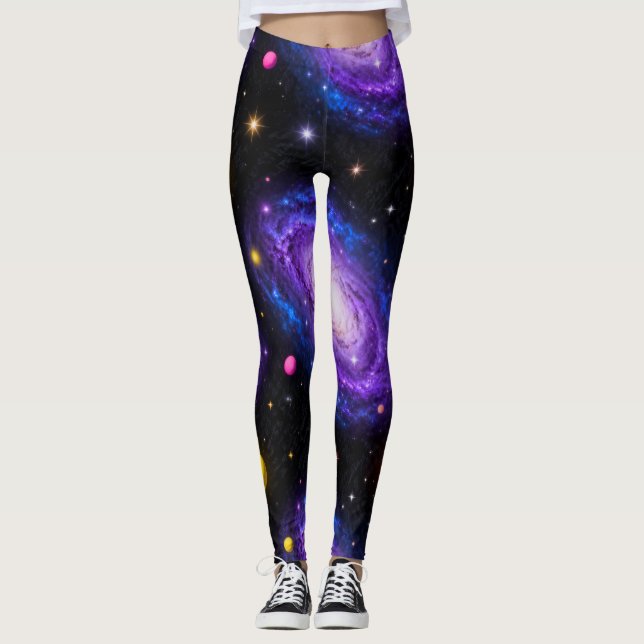 Galaxie-Leggings Leggings (Vorderseite)