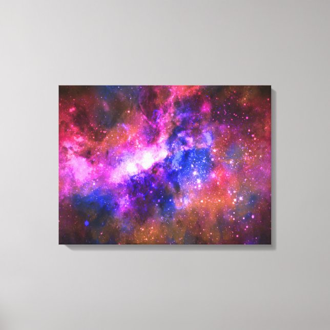 Galaxie Leinwanddruck (Vorderseite)
