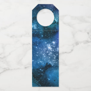 Galaxie-Liebhaber Sternenklarer Raum Blauer Himmel Flaschenanhänger