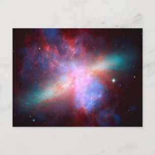Galaxie M82 Postkarte