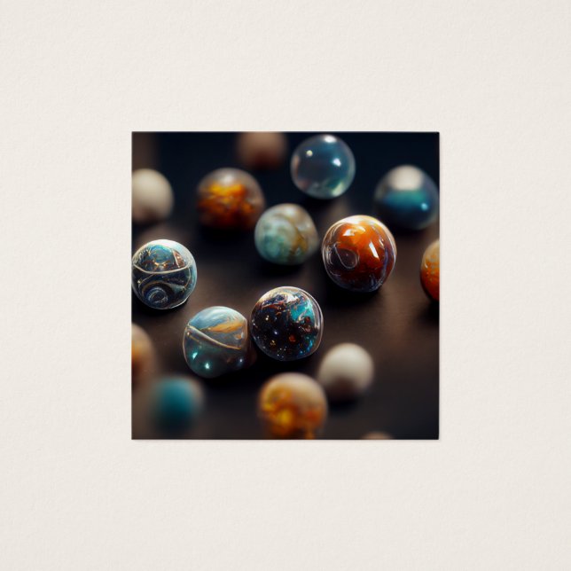 Galaxie-Marmor (Vorderseite)