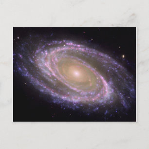 Galaxie Multiwellenlänge M81 Postkarte