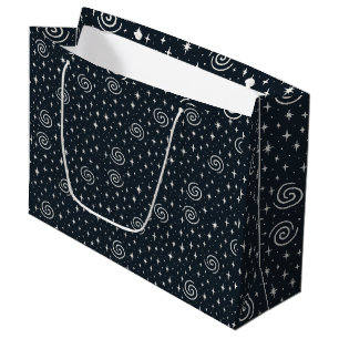 Galaxie-Muster Große Geschenktüte