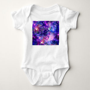 Galaxie Nacht Druck Kosmisches Design Baby Strampler