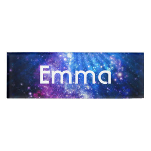 Galaxie Namenschild
