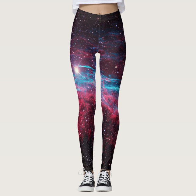 Galaxie-Nebelfleck hat Leggings in der Hauptrolle (Vorderseite)