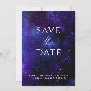 Galaxie Planetarium Hochzeit   Weltraum Sterne Nac Save The Date